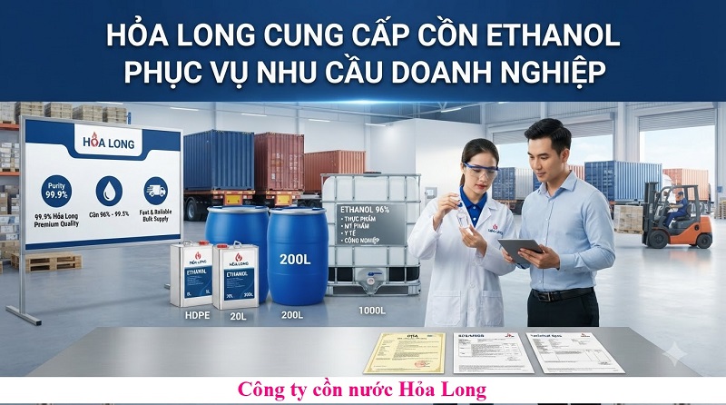 Cồn Ethanol Đạt Tiêu Chuẩn Xuất Khẩu – Giải Pháp Nguyên Liệu Cho Doanh Nghiệp